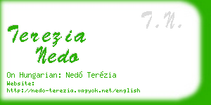 terezia nedo business card